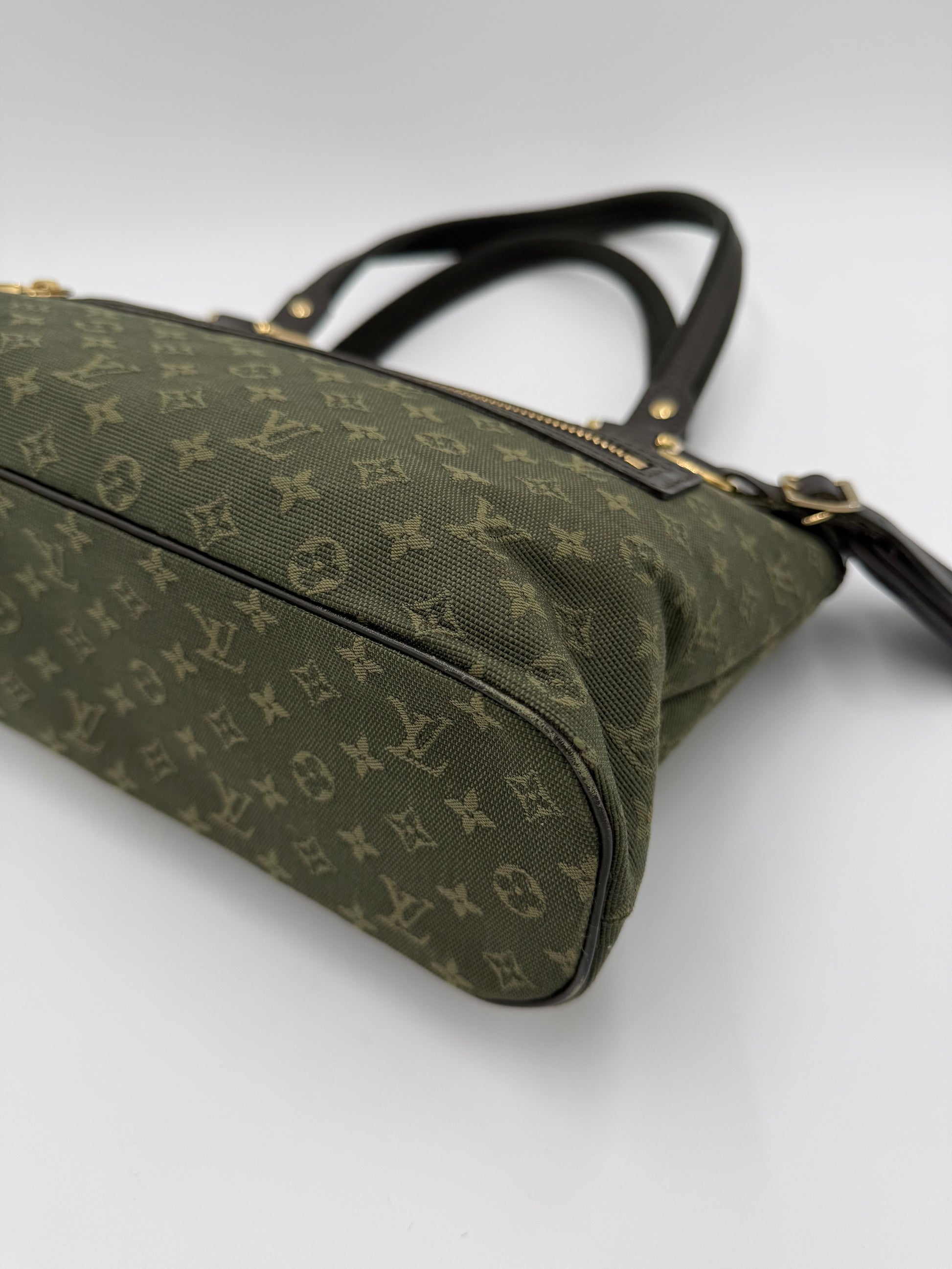 Louis Vuitton Borsa Lucile PM Monogram Mini Lin Kaki - Pally Vintage Closet