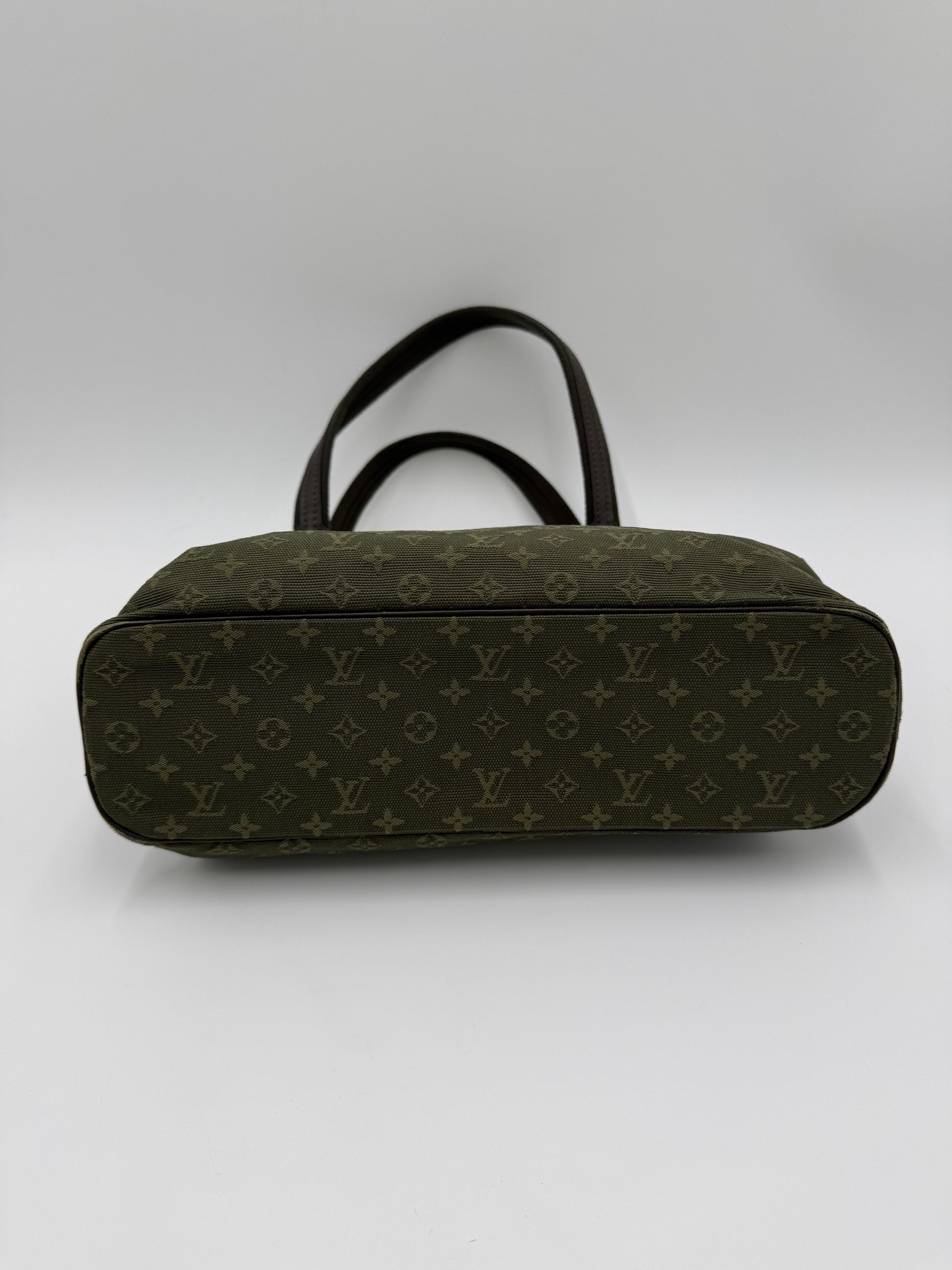 Louis Vuitton Borsa Lucile PM Monogram Mini Lin Kaki - Pally Vintage Closet