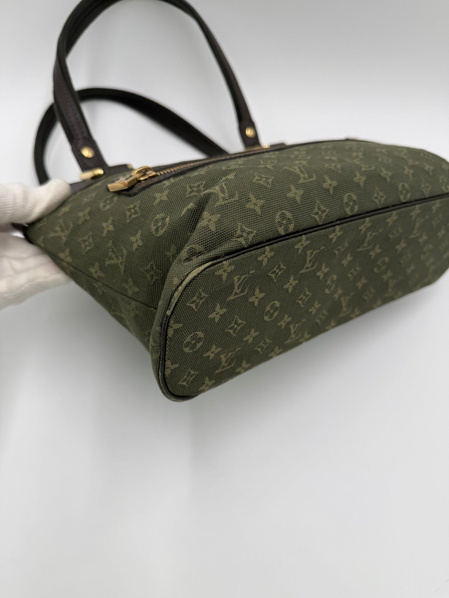 Louis Vuitton Borsa Lucile PM Monogram Mini Lin Kaki - Pally Vintage Closet