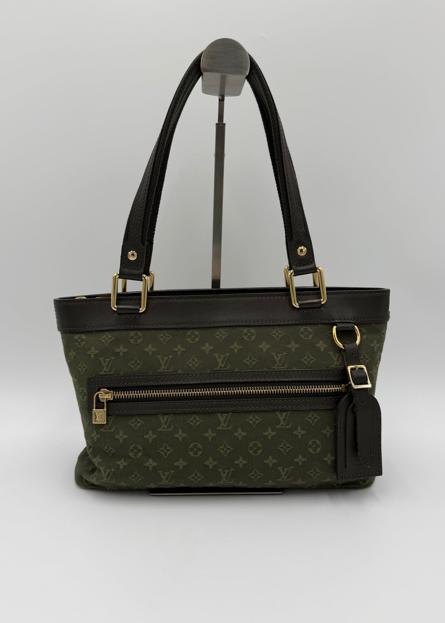 Louis Vuitton Borsa Lucile PM Monogram Mini Lin Kaki - Pally Vintage Closet