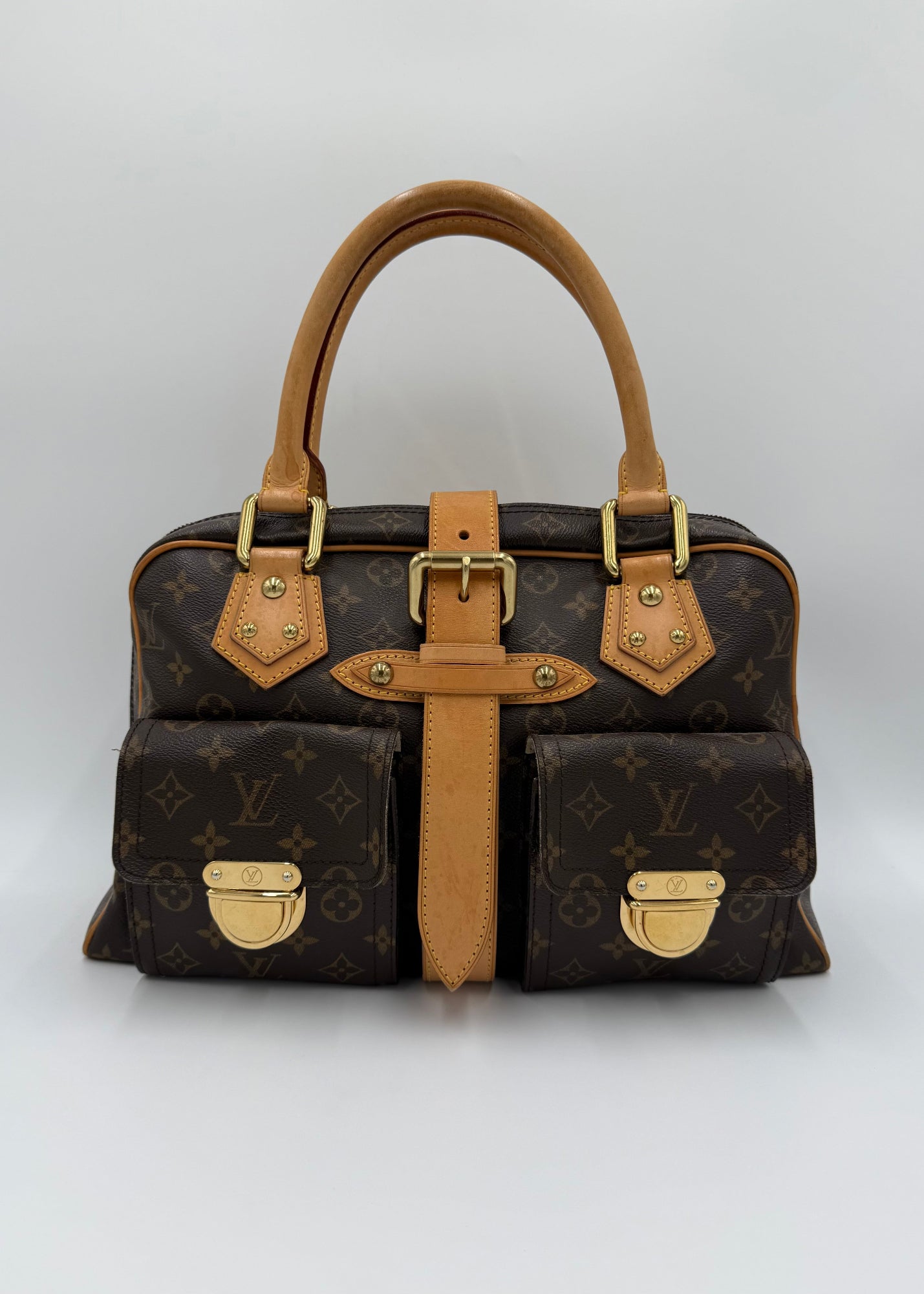 Louis Vuitton Borsa Manhattan GM Marrone
