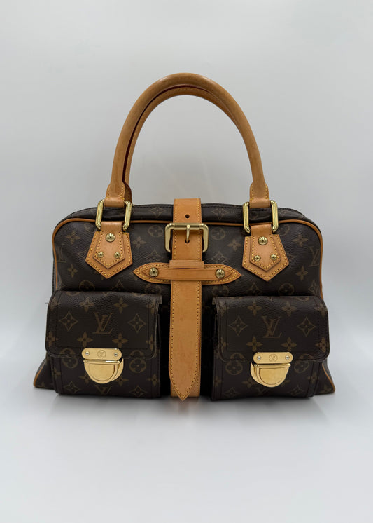 Louis Vuitton Borsa Manhattan GM Marrone