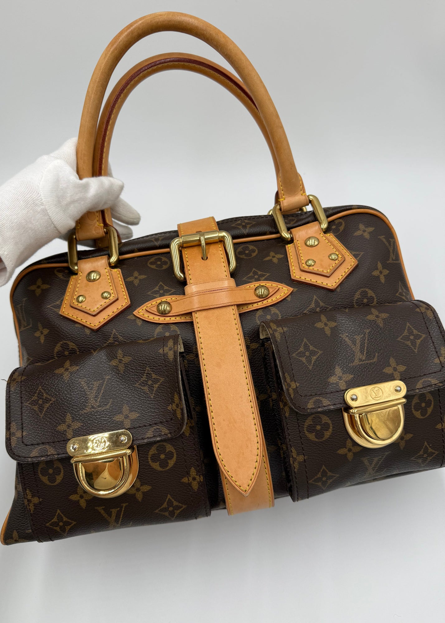 Louis Vuitton Borsa Manhattan GM Marrone