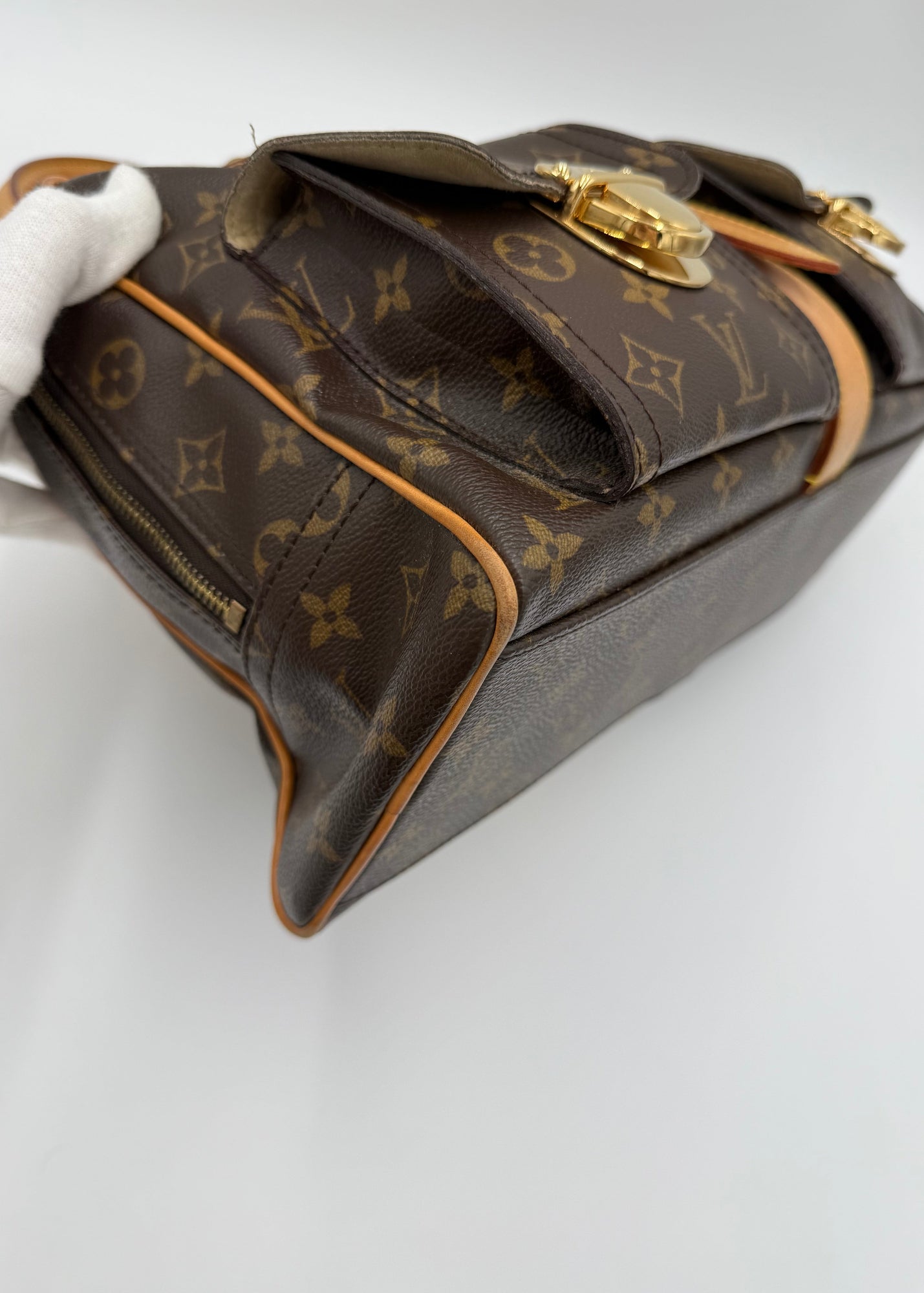 Louis Vuitton Borsa Manhattan GM Marrone