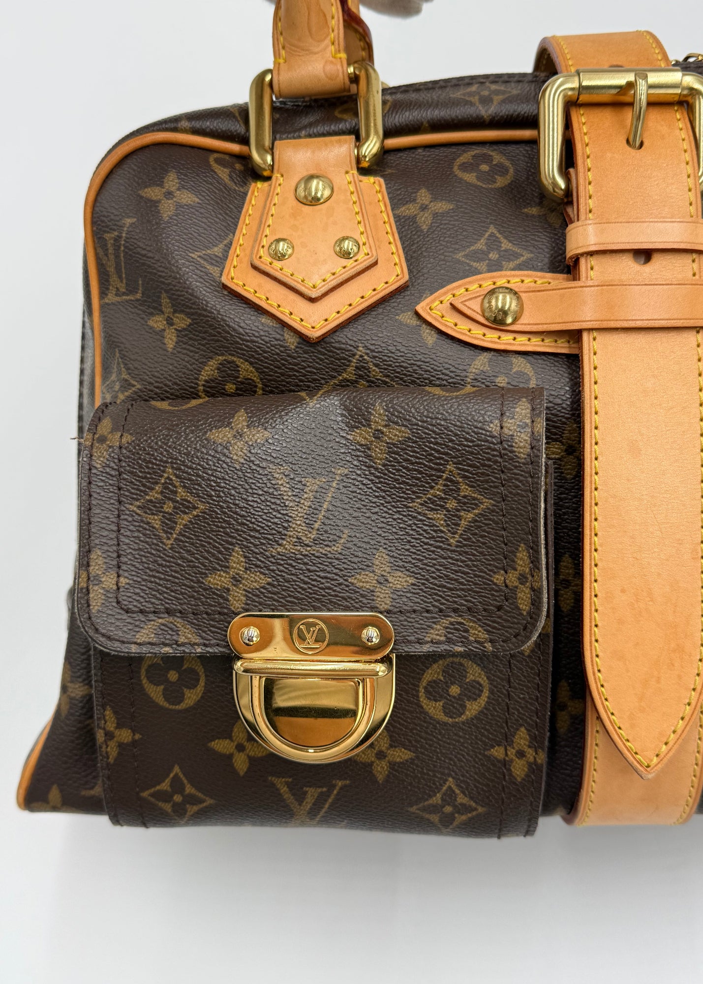 Louis Vuitton Borsa Manhattan GM Marrone