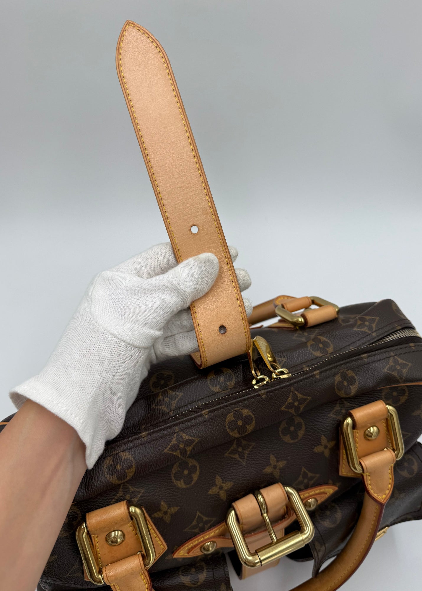 Louis Vuitton Borsa Manhattan GM Marrone