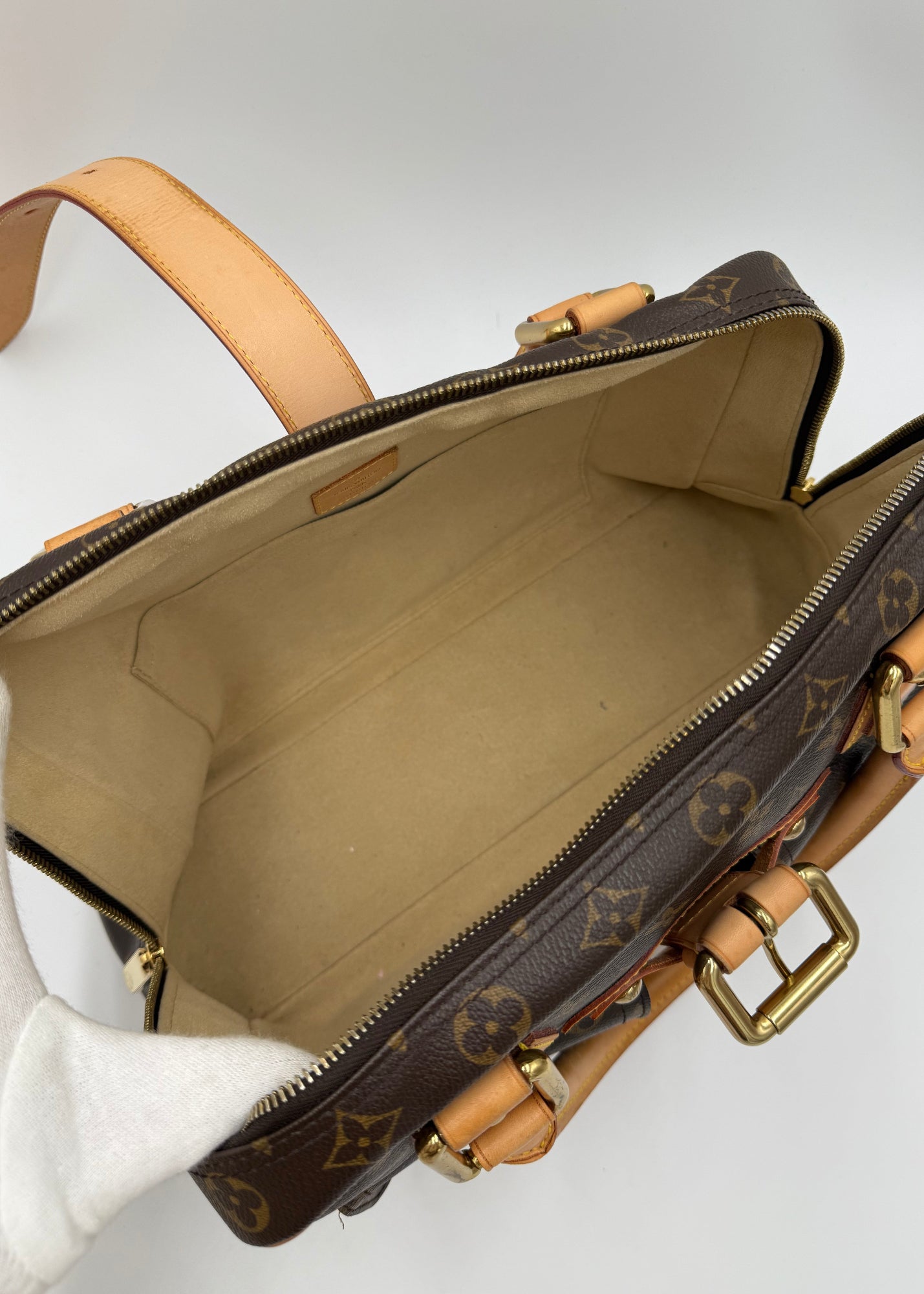 Louis Vuitton Borsa Manhattan GM Marrone