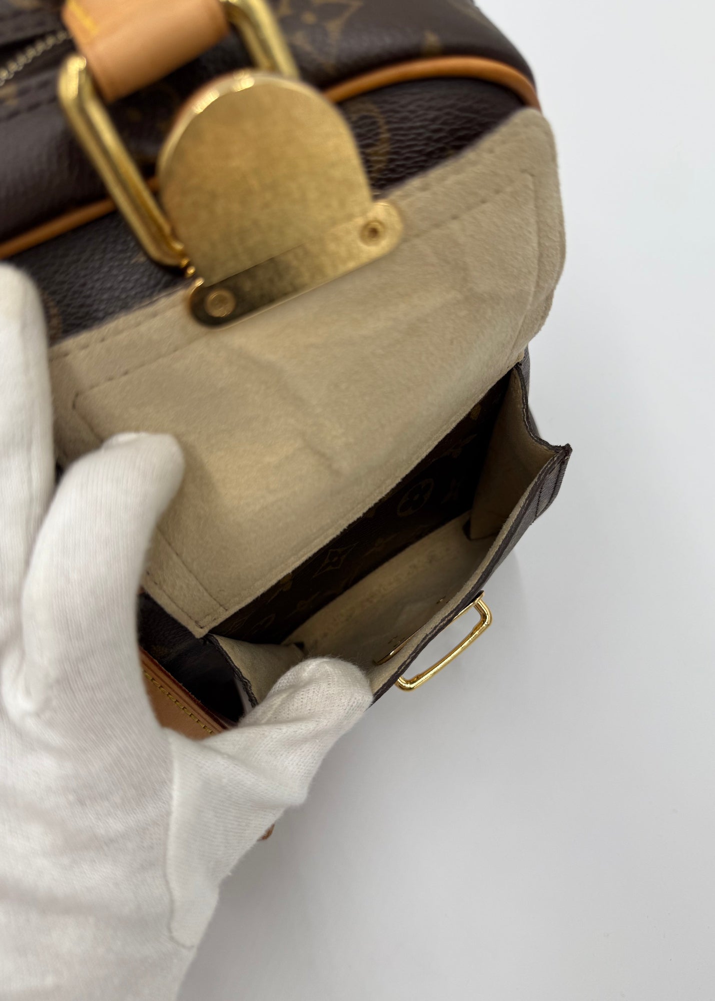 Louis Vuitton Borsa Manhattan GM Marrone