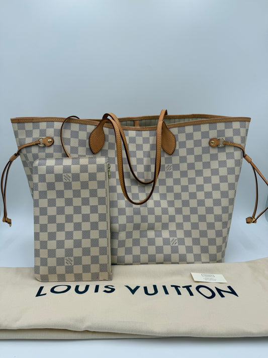 Louis Vuitton Borsa Neverfull GM Damier Azur - Pally Vintage Closet