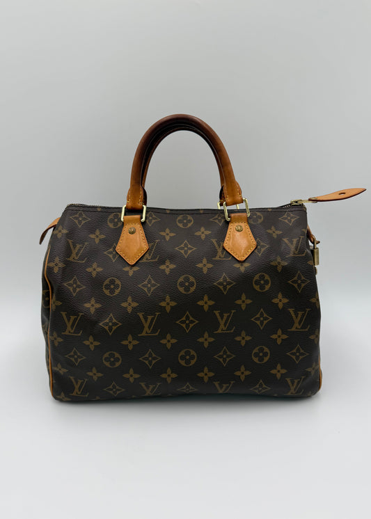 Louis Vuitton Borsa Speedy 30 Monogram Canvas Marrone - Pally Vintage Closet