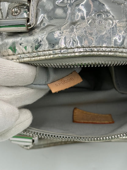 Louis Vuitton Borsa Speedy 35 Limited Edition Monogram Miroir Silver - Pally Vintage Closet