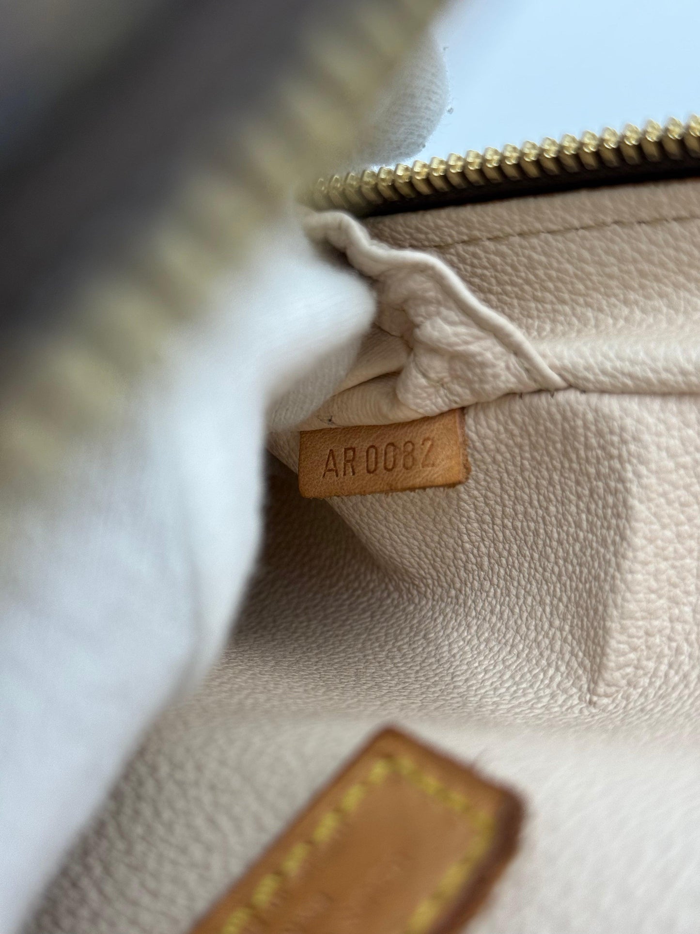 Louis Vuitton Spontini Vintage Monogram Canvas Brown Bag