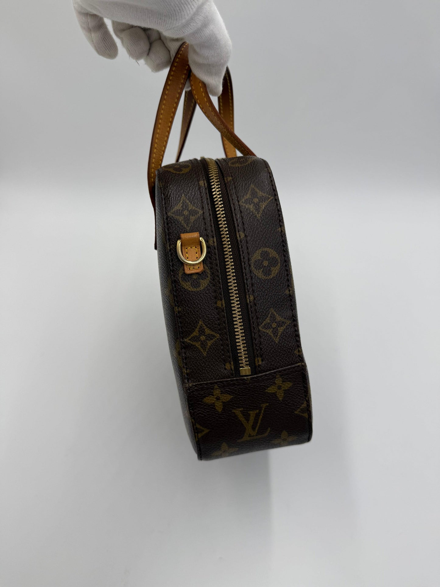 Louis Vuitton Spontini Vintage Monogram Canvas Brown Bag