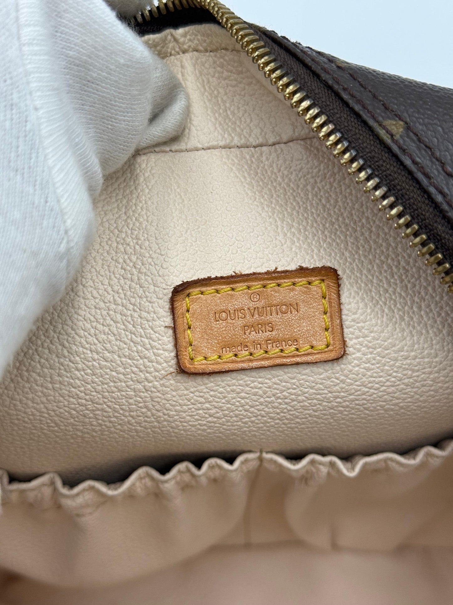 Louis Vuitton Spontini Vintage Monogram Canvas Brown Bag