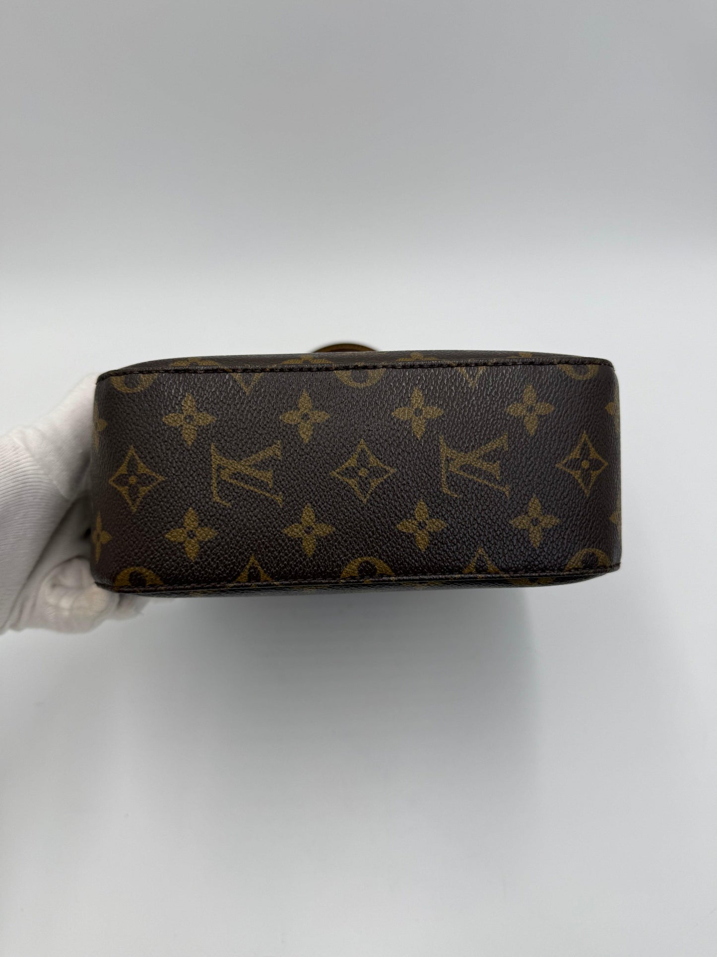 Louis Vuitton Spontini Vintage Monogram Canvas Brown Bag
