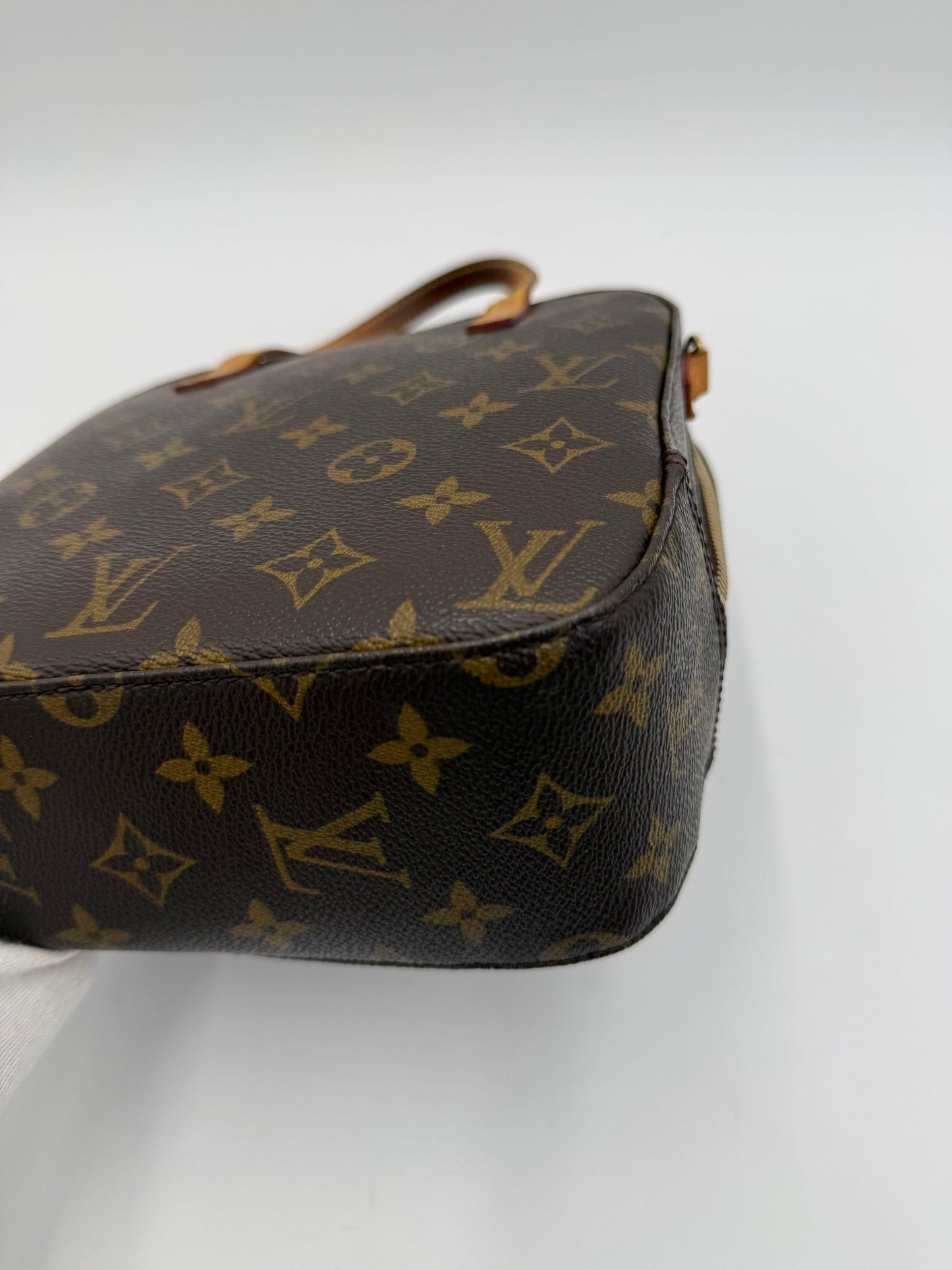 Louis Vuitton Spontini Vintage Monogram Canvas Brown Bag
