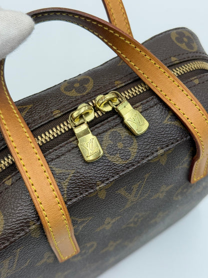 Louis Vuitton Spontini Vintage Monogram Canvas Brown Bag