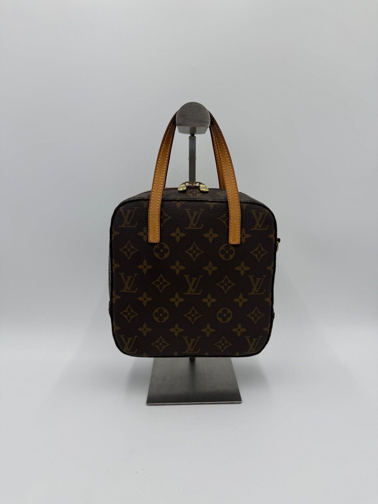 Louis Vuitton Spontini Vintage Monogram Canvas Brown Bag