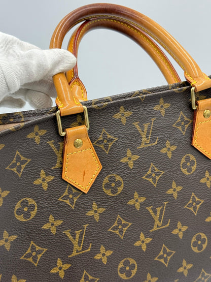 Louis Vuitton Sac Plat Vintage Monogram Brown Handbag