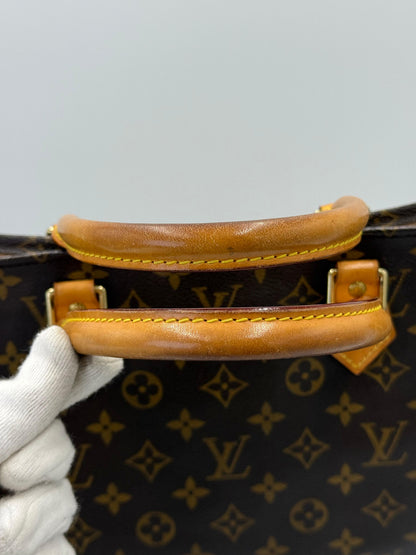 Louis Vuitton Sac Plat Vintage Monogram Brown Handbag