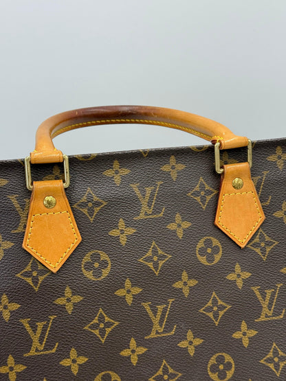 Louis Vuitton Sac Plat Vintage Monogram Brown Handbag