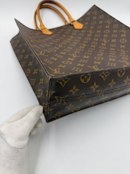 Louis Vuitton Sac Plat Vintage Monogram Brown Handbag