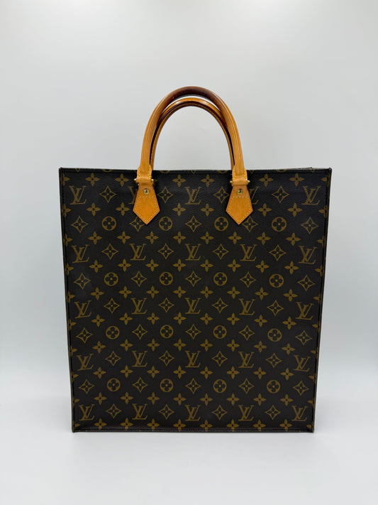 Louis Vuitton Borsa a Mano Sac Plat Vintage Monogram Marrone - Pally Vintage Closet