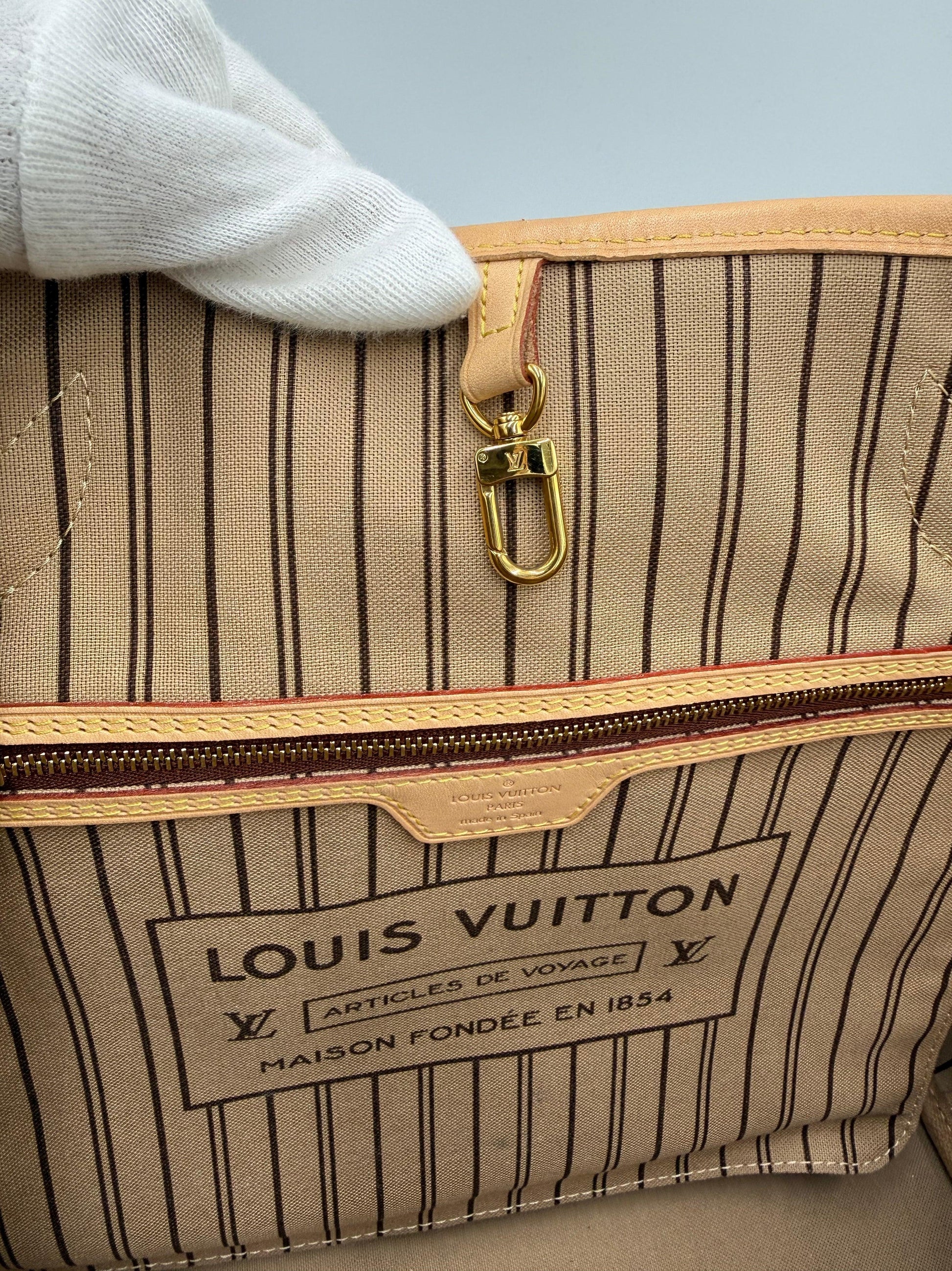 Louis-Vuitton-Borse-Neverfull-MM-Tela-Monogram-Marrone-70314538565956 - Pally Vintage Closet
