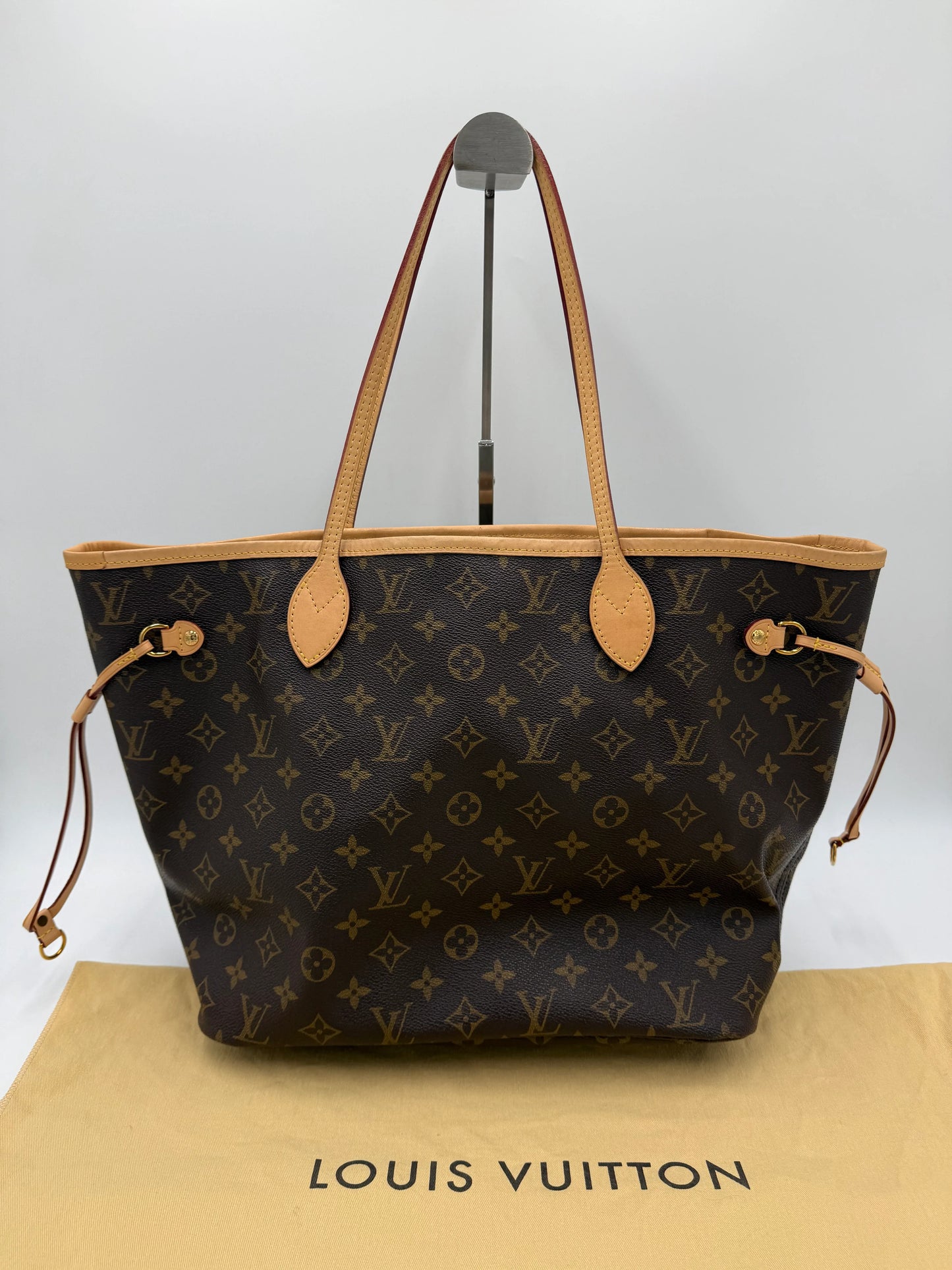 Louis-Vuitton-Borse-Neverfull-MM-Tela-Monogram-Marrone-70314539221316 - Pally Vintage Closet