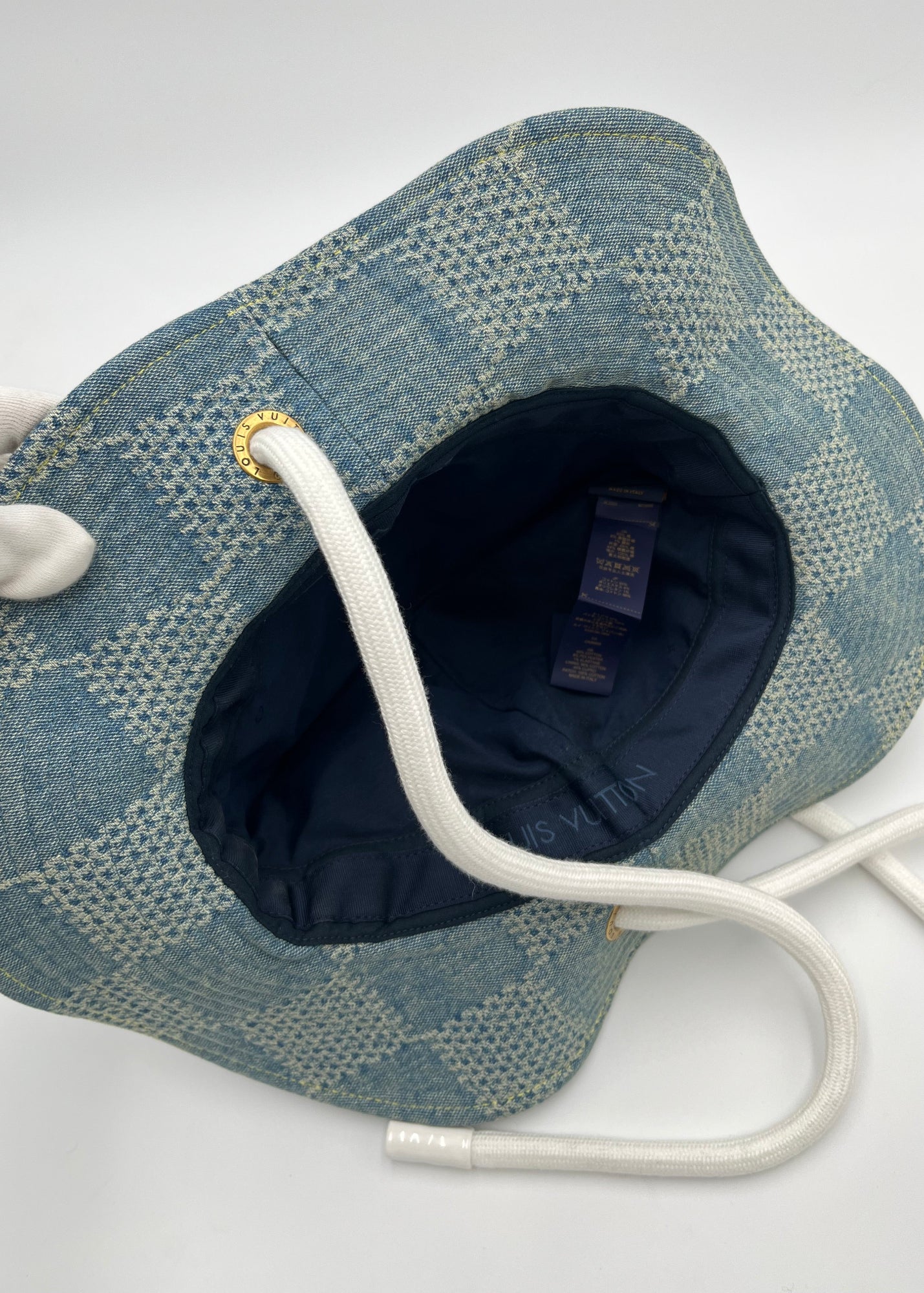 Louis Vuitton Cappello LV Dandy Bucket Denim
