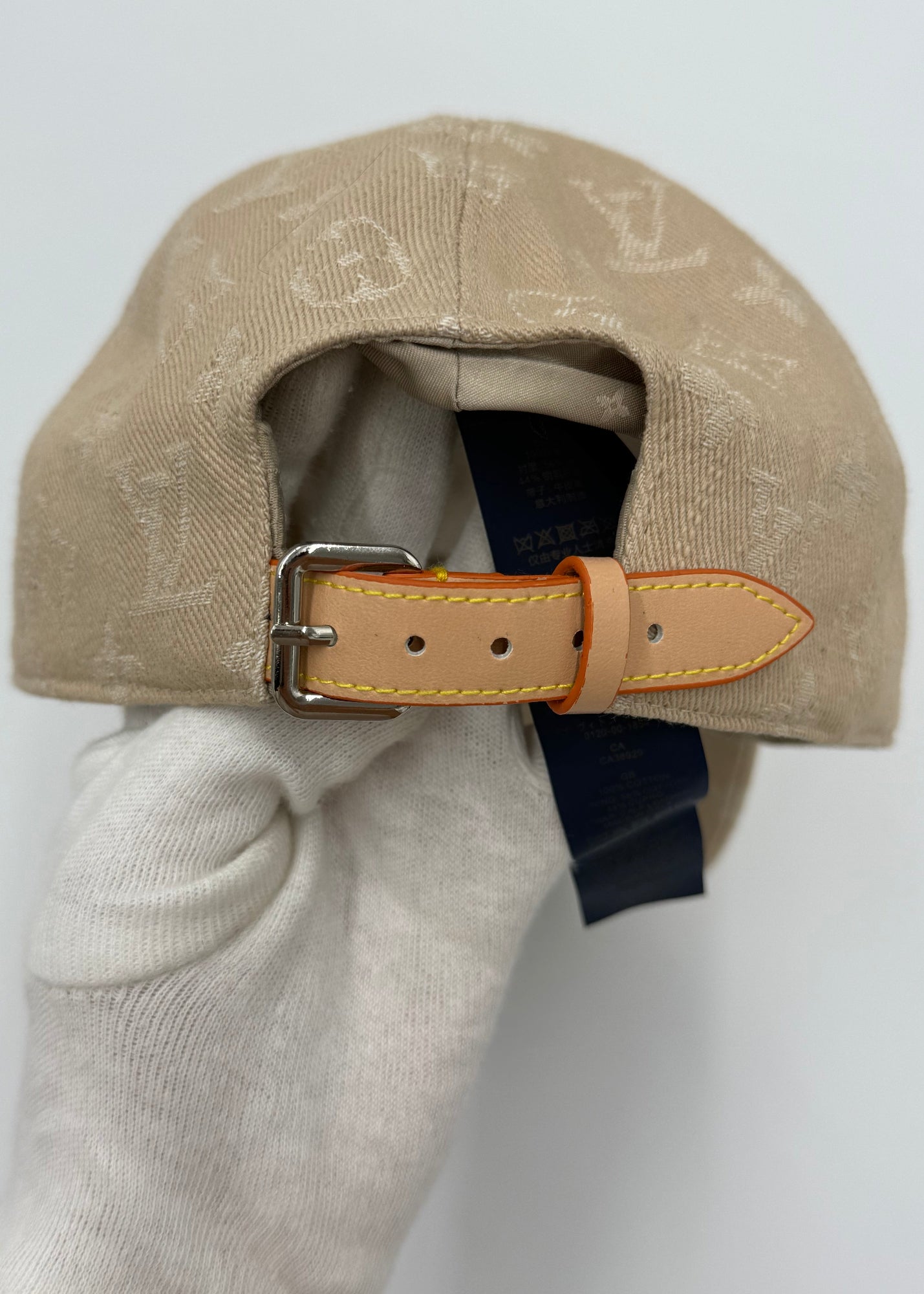 Louis Vuitton Cappello Monogram Denim Beige