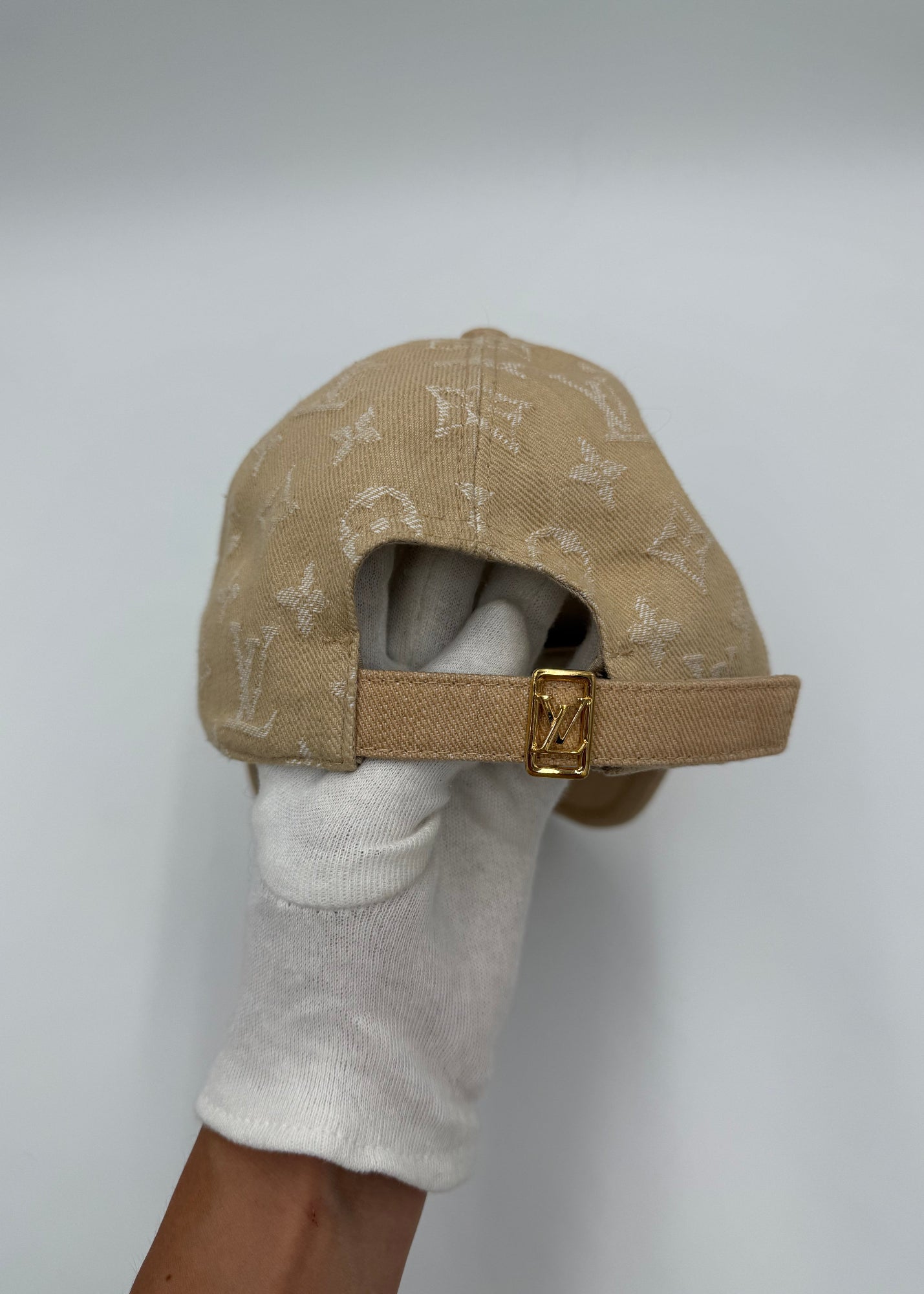 Louis Vuitton Cappello Monogram II Denim Beige