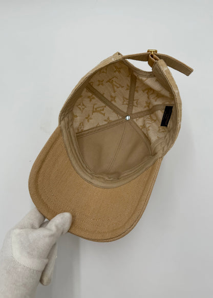 Louis Vuitton Cappello Monogram II Denim Beige