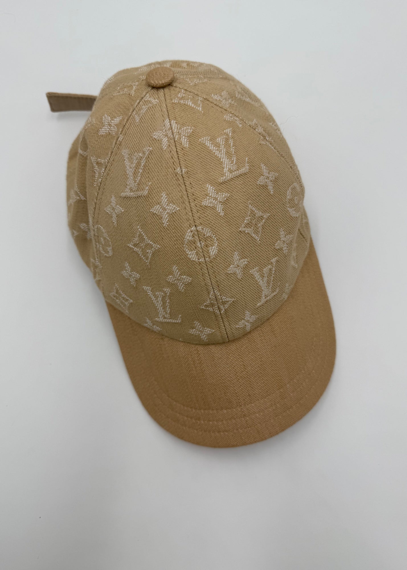 Louis Vuitton Cappello Monogram II Denim Beige