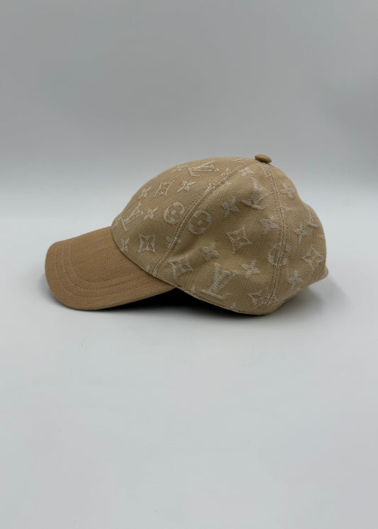 Louis Vuitton Cappello Monogram II Denim Beige