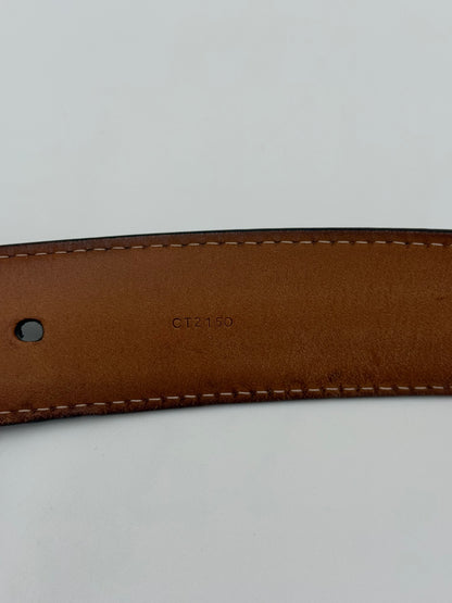 Louis Vuitton Cintura in Tela Damier Ebene Marrone - Pally Vintage Closet