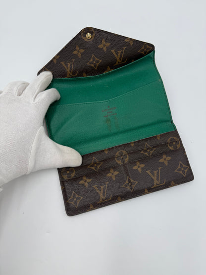 Louis Vuitton Portafogli Monogram Envelope Verde - Pally Vintage Closet
