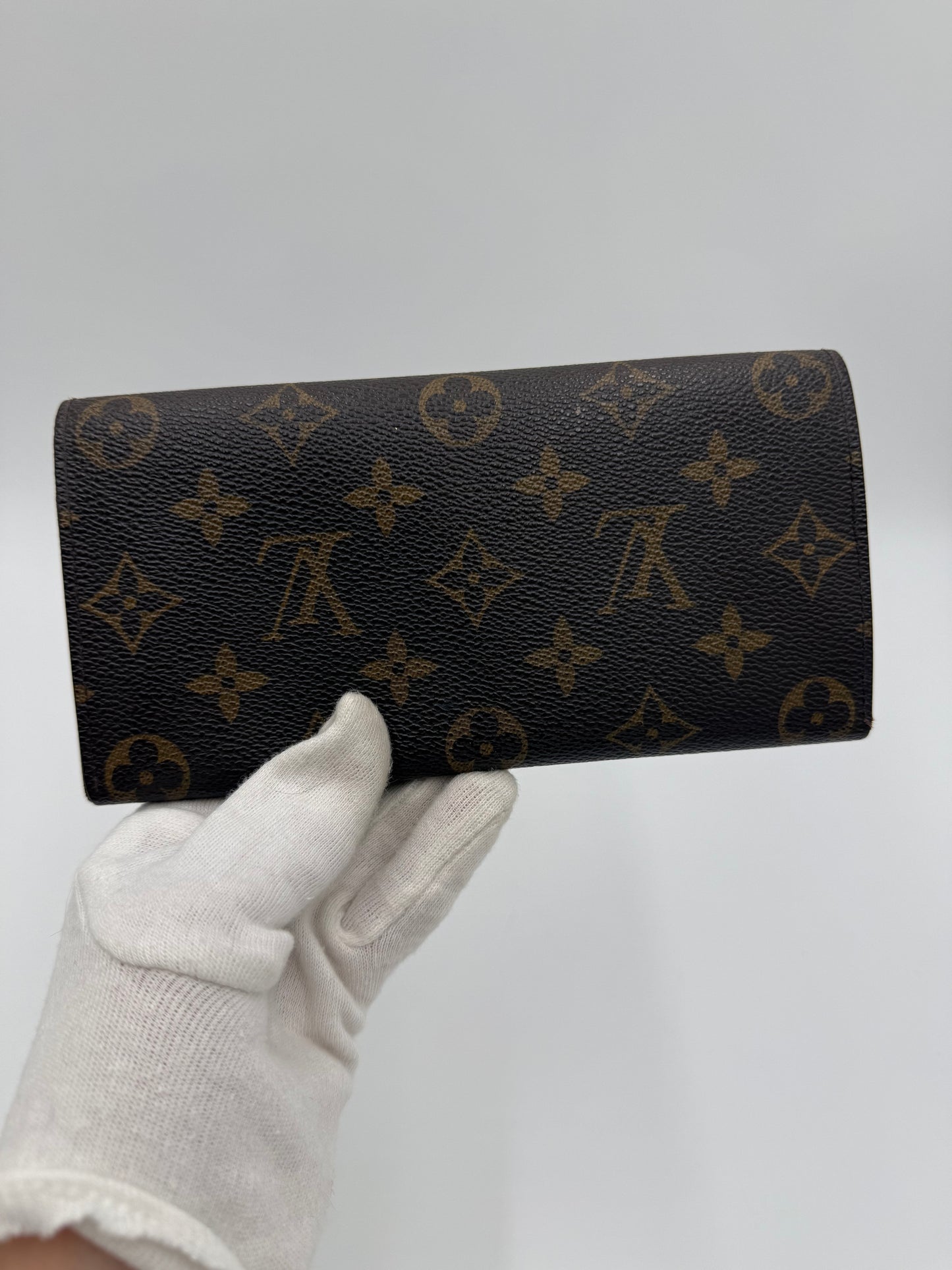 Louis Vuitton Portafogli Monogram Envelope Verde - Pally Vintage Closet