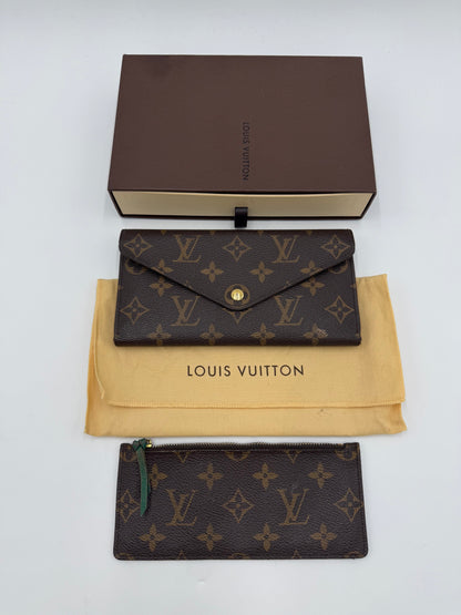 Louis Vuitton Portafogli Monogram Envelope Verde - Pally Vintage Closet