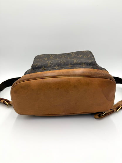 Louis Vuitton Zaino Montsouris GM Vintage in Tela Monogram Marrone - Pally Vintage Closet
