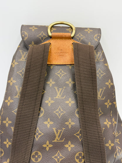Louis Vuitton Zaino Montsouris GM Vintage in Tela Monogram Marrone - Pally Vintage Closet