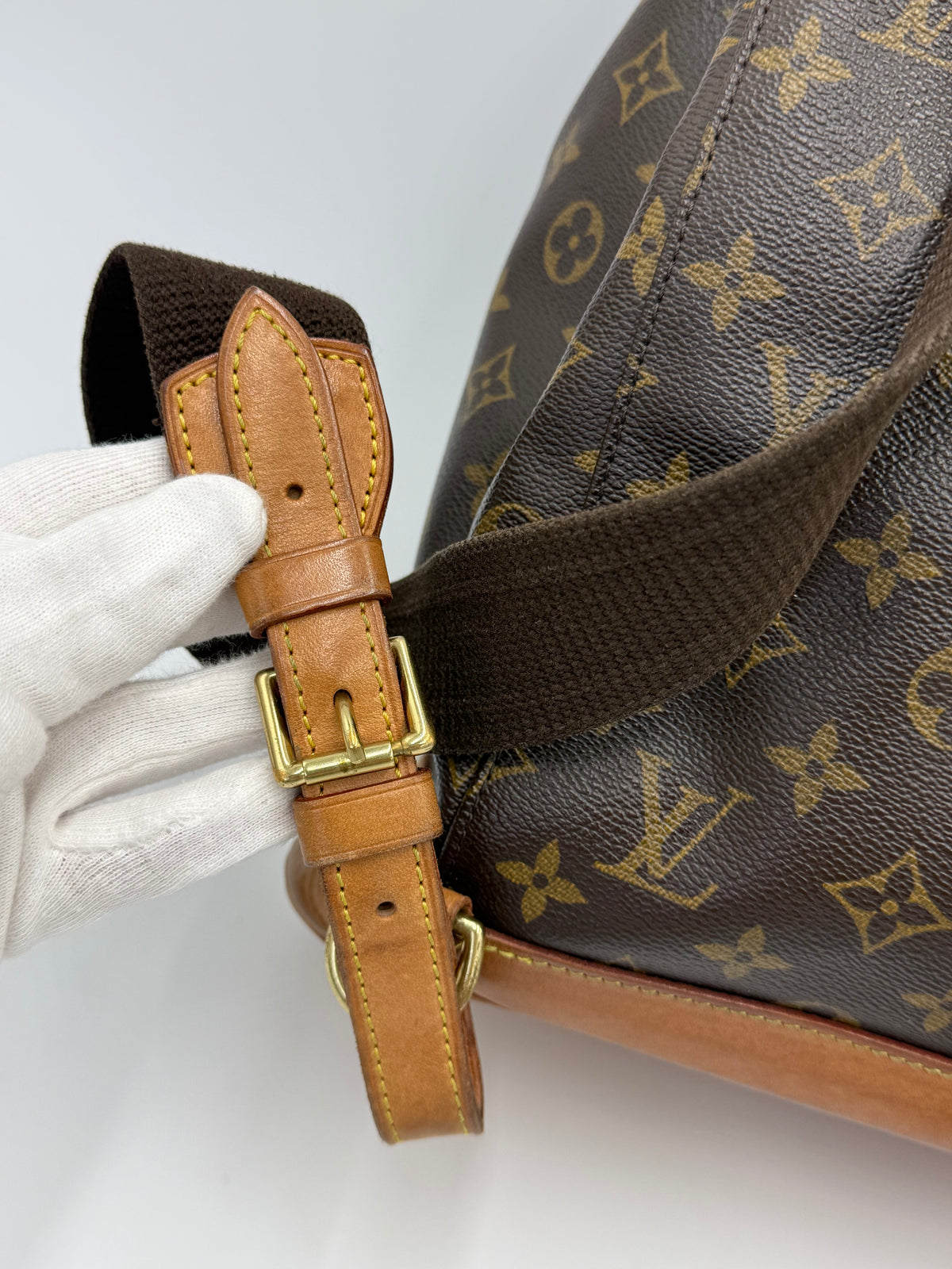 Louis Vuitton Zaino Montsouris GM Vintage in Tela Monogram Marrone - Pally Vintage Closet