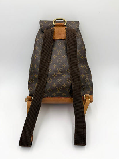 Louis Vuitton Zaino Montsouris GM Vintage in Tela Monogram Marrone - Pally Vintage Closet