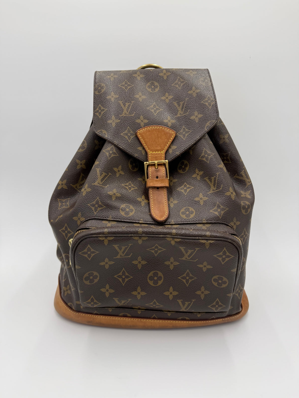 Louis Vuitton Zaino Montsouris GM Vintage in Tela Monogram Marrone - Pally Vintage Closet