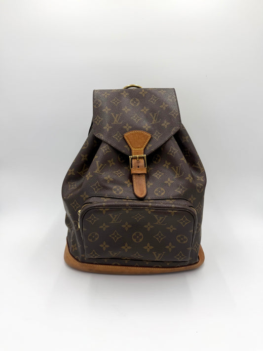 Louis Vuitton Zaino Montsouris GM Vintage in Tela Monogram Marrone - Pally Vintage Closet