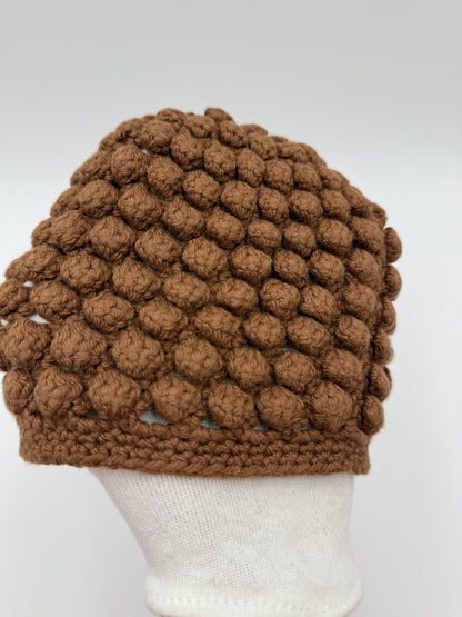 Malo Berretto in Cashmere e Lana a Lavorazione Popcorn - Pally Vintage Closet