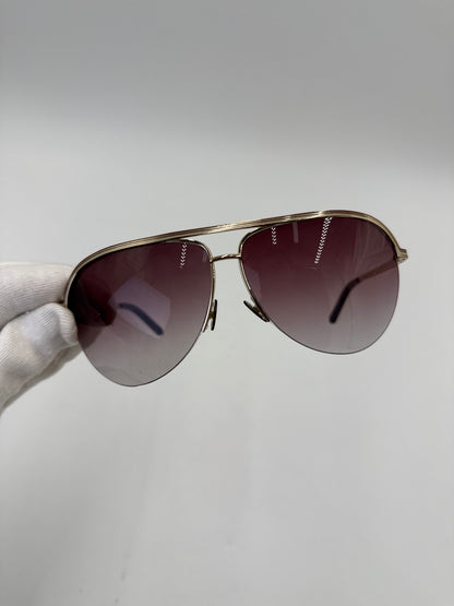 Marc Jacobs Occhiali da Sole MJ 069/S Aviator Semi-Rimless con Lenti Sfumate