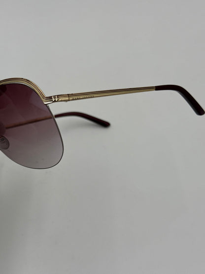 Marc Jacobs Occhiali da Sole MJ 069/S Aviator Semi-Rimless con Lenti Sfumate