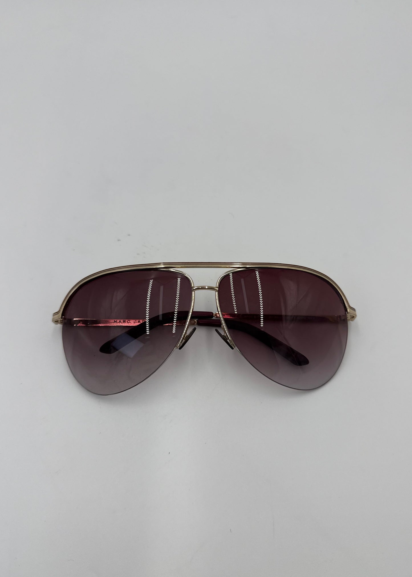 Marc Jacobs Occhiali da Sole MJ 069/S Aviator Semi-Rimless con Lenti Sfumate