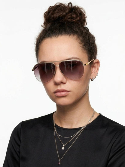 Marc Jacobs Occhiali da Sole MJ 069/S Aviator Semi-Rimless con Lenti Sfumate - Pally Vintage Closet